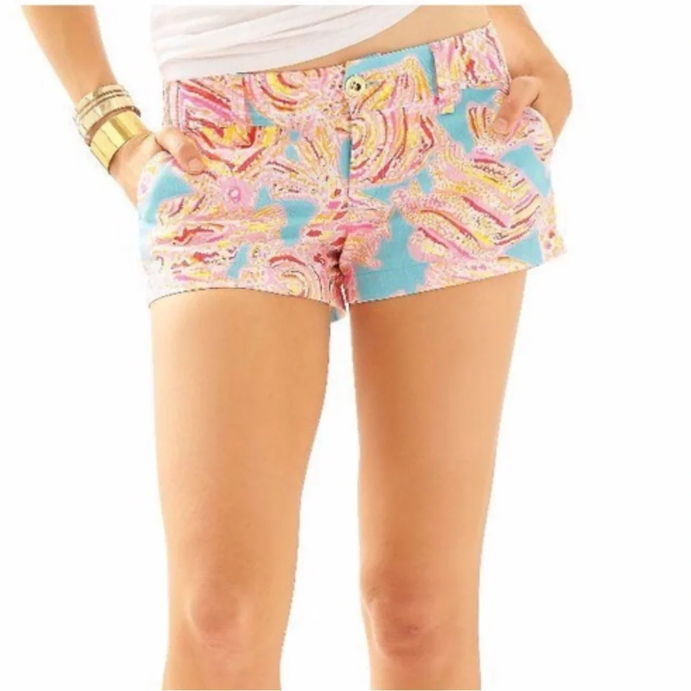 Lilly Pulitzer Women's Walsh‎ Shorts Breakwater Blue Size 2